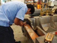 現(xiàn)場機(jī)架研刮534